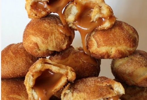 Caramel Crescent Snickerdoodles Super Bowl Party
