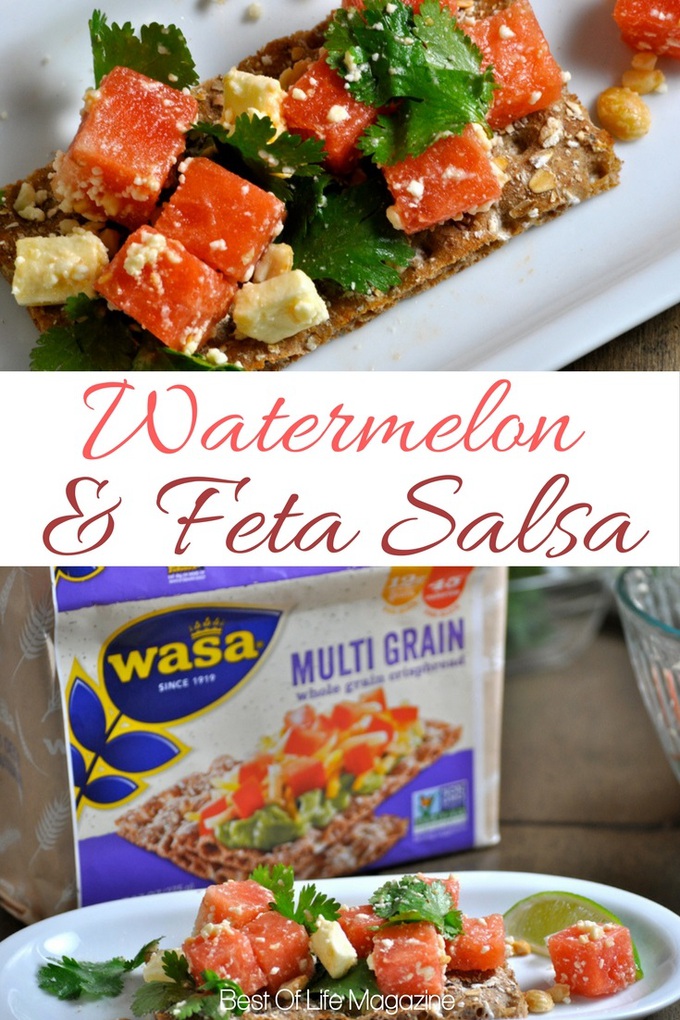 Wasa Crispbread recipes make for perfect snacks and appetizers! Our watermelon and feta salsa, BLT, and avocado spread recipes are delicious and satisfy kids and adults. Healthy Snacks | Healthy Recipes | Wasa Crispbread Snacks | Recipes for Kids | Party Recipes | Appetizer Recipes #recipes
