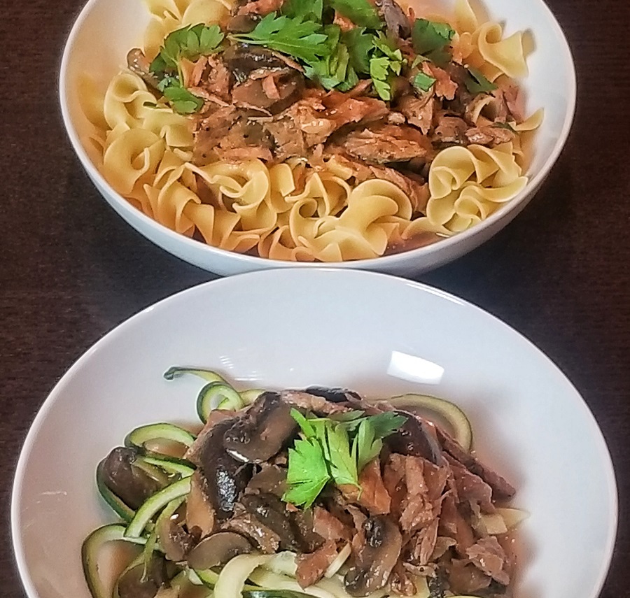 Dairy free dieters and allergy sufferers rejoice; this crock pot dairy free beef stroganoff recipe is made for you and so easy to add to your weekly meal plan. Plus, it comes with an Instant Pot conversion! Dairy Free Crockpot Recipes | Dairy Free Instant Pot Recipes | Easy Instant Pot Recipes | Easy Crockpot Recipes #dairyfree #crockpot #InstantPot #stroganoff