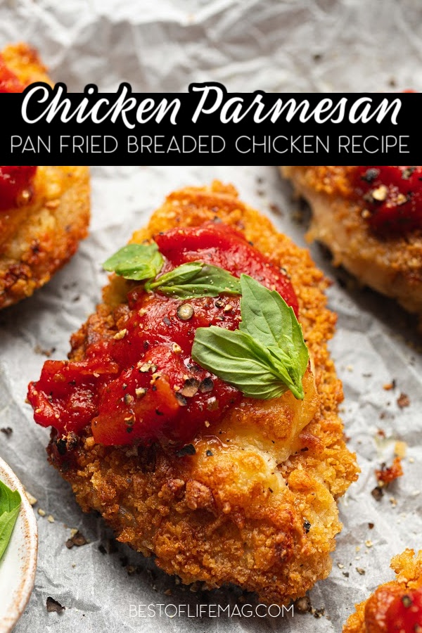 A panko chicken parmesan recipe is an easy dinner recipe that the entire family will love. It is also perfect for a nice date night. Date Night Recipes | Recipes for Two | Family Dinner Recipes | Chicken Recipes | Italian Chicken Recipes | Chicken Parmesan Pasta | Chicken Dinner Recipes | Easy Chicken Breast Recipes | Easy Chicken Dinner Ideas | Dinner Party Recipes | Family Dinner Recipes with Chicken