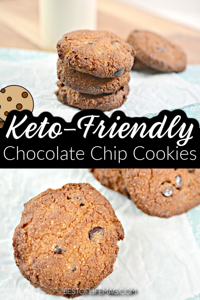 This keto chocolate chip cookies recipe will satisfy that sweet tooth while helping you stay on track with your keto diet or low carb lifestyle. Keto Dessert Recipes | Low Carb Dessert Recipes | Keto Cookies | Low Carb Chocolate Chip Cookie Recipe | Low Carb Cookie Recipes | Healthy Dessert Recipes #ketosnacks #dessertrecipes via @amybarseghian