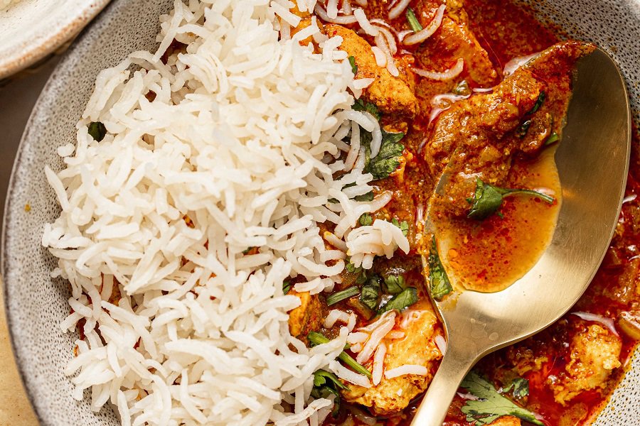 Healthy Summer Dinners Close Up of Chicken Tikka Masala