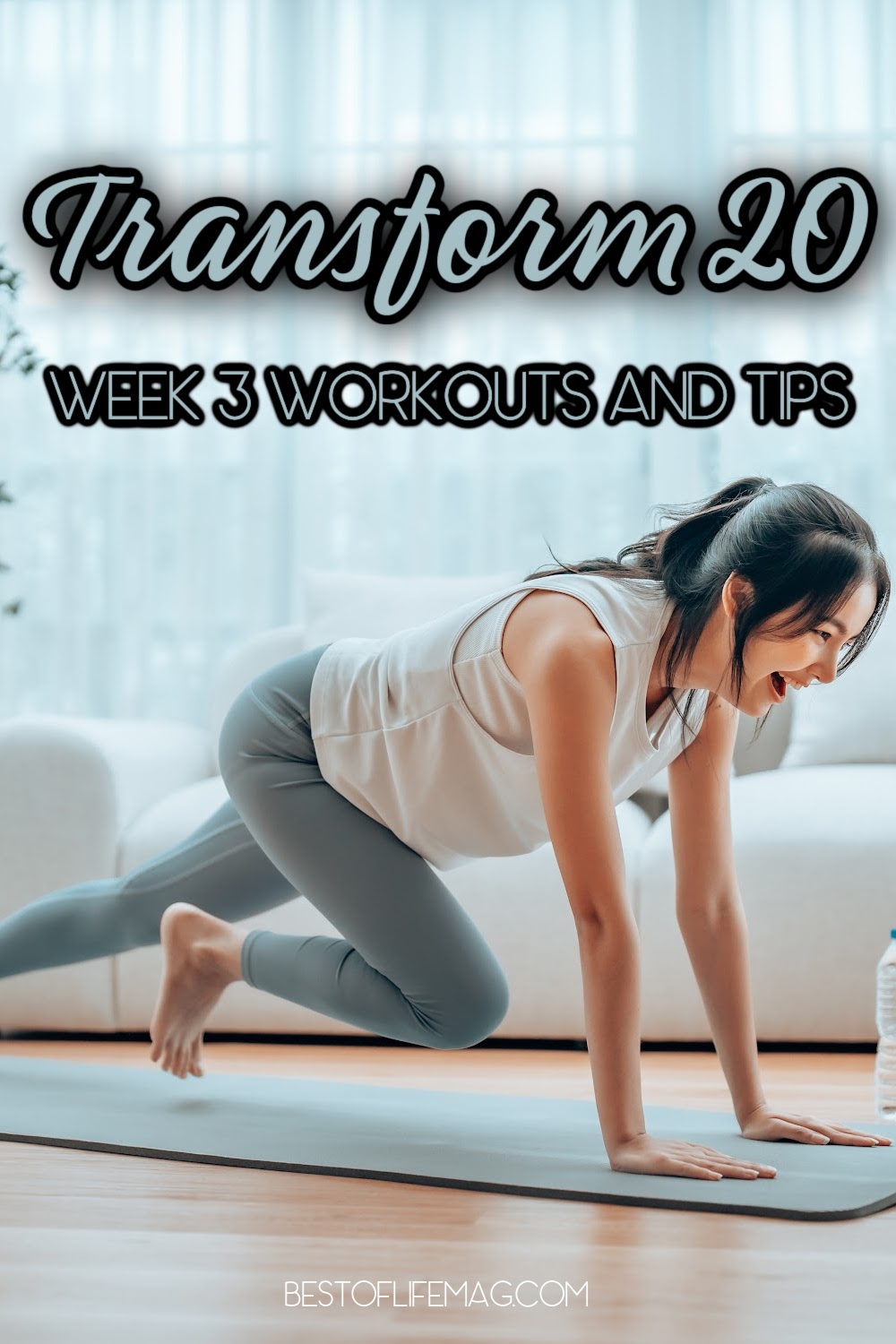 Making it to Transform 20 Week 3 workouts is not an easy feat but you've made it now prepare yourself for what's to come and make the most of your Beachbody workout. Transform 20 Tips | Transform 20 Review | Transform 20 Ideas | At-Home Workouts | Beachbody Workouts | Shawn T Workouts