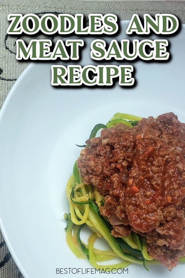 An entire plate of this hearty zoodle and meat sauce recipes contains ZERO grains which means it’s a filling meal without the carb bloat! Zoodles Recipe | Healthy Meat Sauce Recipe | Healthy Recipe | Easy Zoodles Recipe | Low-Carb Zoodle Dishes | Zucchini Noodle Meal Ideas | Easy Zoodle Recipes | Quick Zoodle Dinners | Zucchini Pasta Recipes | Healthy Zoodle Meal Prep | Spiralized Vegetable Recipes